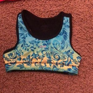 This is a girls sports bra, that is barely worn.